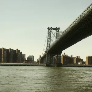 A bridge over water