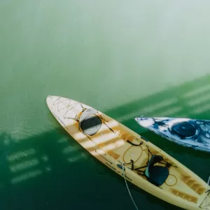 Boats and water